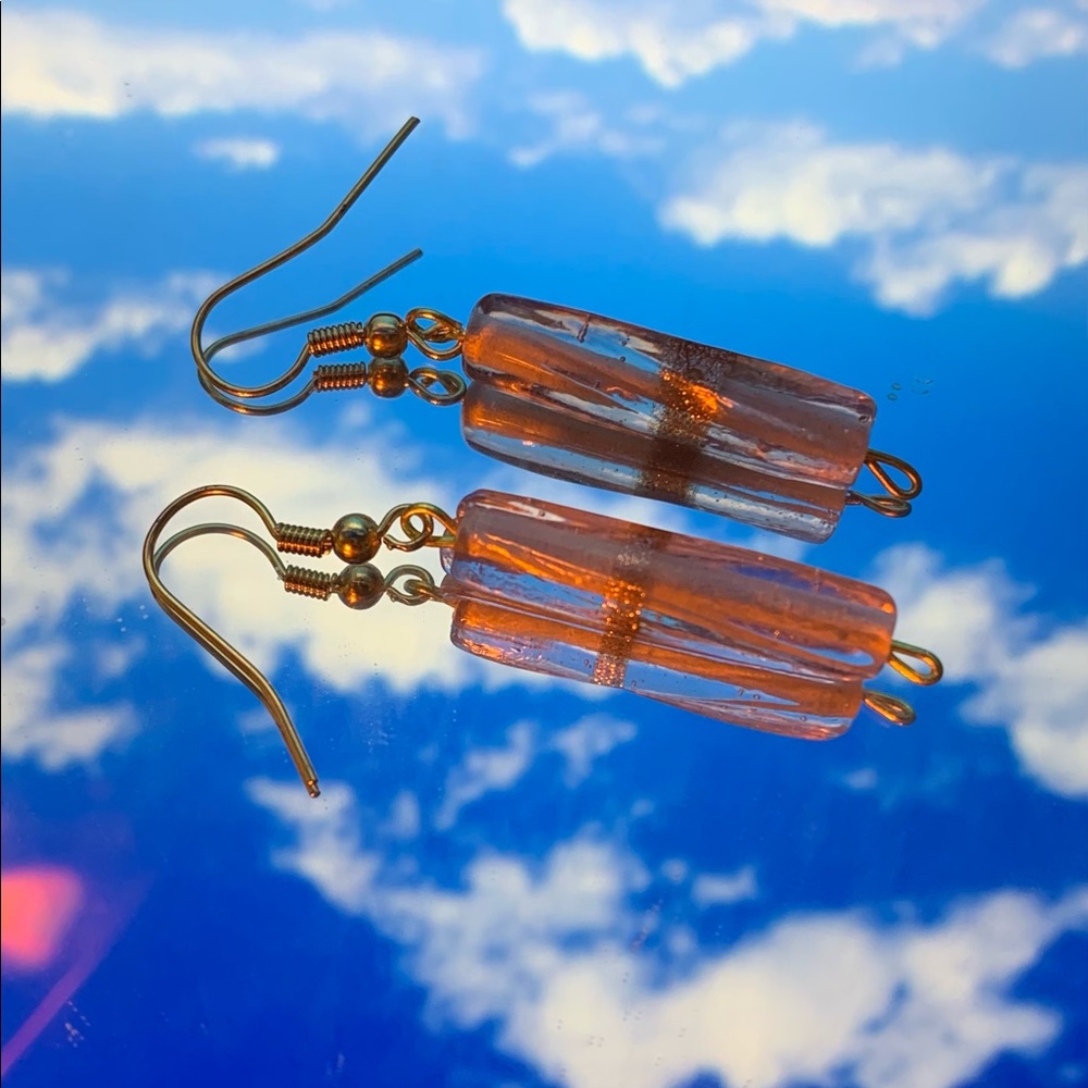 clear earrings